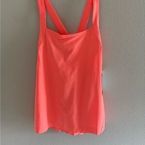Athleta Vibrant Coral Camisole. 
PTP 18”. Length 25.5”